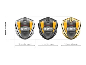 Bugatti Emblem Fender Abzeichen High-End Look Drift Stil
